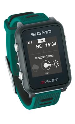 Sigma iD.FREE Sporthorloge GPS - Groen Sigma iD.FREE Sporthorloge GPS - Groen