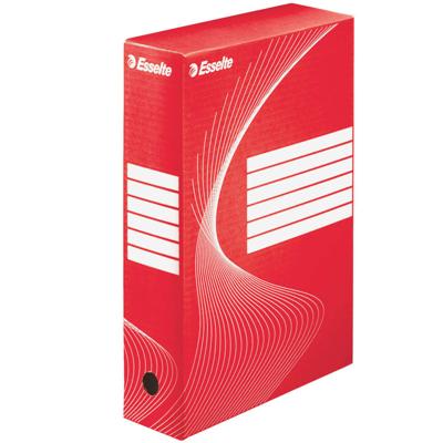 Archiefdoos Esselte Boxycolor 80mm 352x250mm rood