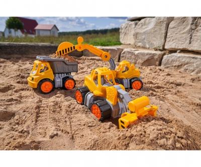 BIG Power Worker graafmachine - geel