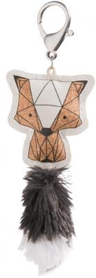 Nici sleutelhanger wasbeer junior 12 cm kunstleer bruin/zwart Nici sleutelhanger wasbeer junior 12 cm kunstleer bruin/zwart