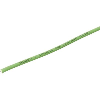 Huber+Suhner 12420137 Draad Radox® 155 1 x 0.75 mm² Groen per meter