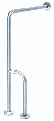 Mediqo-line MediQo-line left-angled bar wall-floor BSD020CS - RVS Mediqo-line MediQo-line left-angled bar wall-floor BSD020CS - RVS