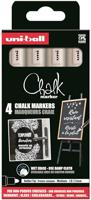 Krijtstift Uni-ball chalk rond 1.8-2.5mm wit 4 stuks - thumbnail