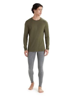 Icebreaker Merino 200 Oasis LS Crewe Thermoshirt Heren Loden L
