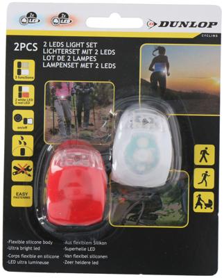 Set Fietslampen Dunlop 2 Onderdelen