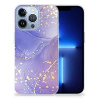 Smartphone hoesje voor Apple iPhone 13 Pro Watercolor Paars - thumbnail