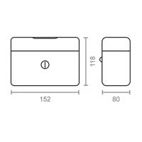 Kluis Micel CFC09 M13393 15,2 x 11,8 x 8 cm Zwart Staal - thumbnail