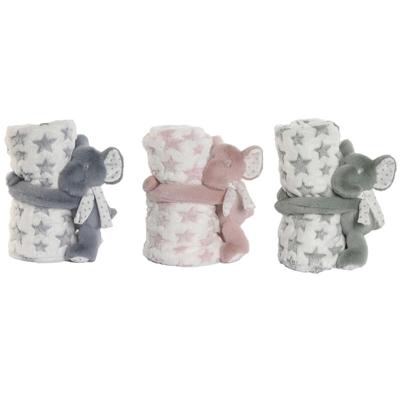 Geschenkset voor baby's Home ESPRIT Blauw Groen Roze Polyester (3 Stuks)