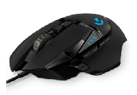 Logitech G502 Hero Gaming-muis USB Optisch Zwart 11 Toetsen 16000 dpi Verlicht, Geïntegreerd profielgeheugen, Gewichtsreductie - thumbnail