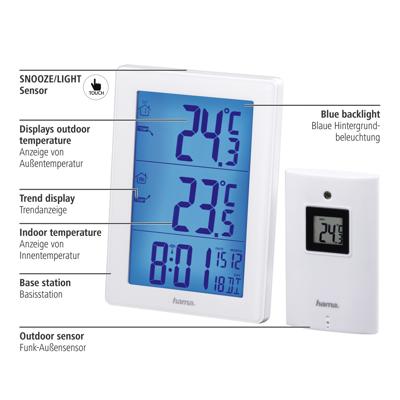 Hama Weerstation EWS-3000 Wit Hama Weerstation EWS-3000 Wit