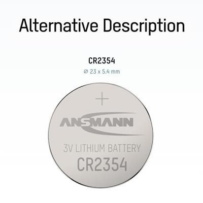 ANSMANN 1516-0012 knoopcelbatterij Lithium CR 2354-3 V