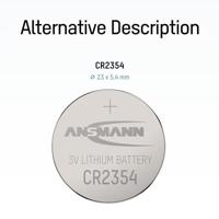 ANSMANN 1516-0012 knoopcelbatterij Lithium CR 2354-3 V - thumbnail