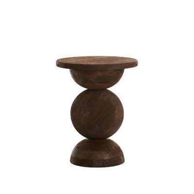 Light & Living Bijzettafel 'Mirto' Mangohout, 40cm, kleur Bruin