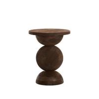 Light & Living Bijzettafel 'Mirto' Mangohout, 40cm, kleur Bruin - thumbnail