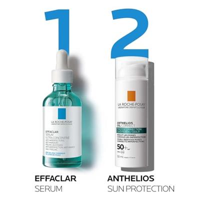 La Roche-Posay Anthelios Oil Correct Matterende Zonnebescherming Gezicht voor Onzuivere Huid SPF50+ 50ml