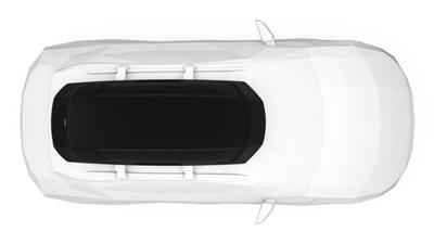THULE dakkoffer "force 3 xl". roof box force 3 xl black - thumbnail