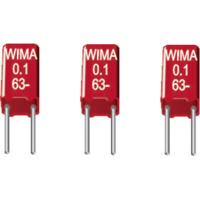 Wima MKS0C031000C00KSSD 1 stuk(s) MKS-foliecondensator Radiaal bedraad 0.1 µF 63 V/DC 20 % 2.5 mm (l x b x h) 4.6 x 3 x 7.5 mm - thumbnail