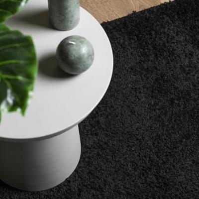 VidaXL Vloerkleed pamplona shaggy hoogpolig modern 120x170 cm zwart - thumbnail