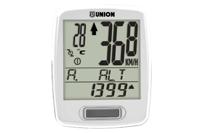 Union Fietscomputer 21 functies Draadloze - Wit - thumbnail
