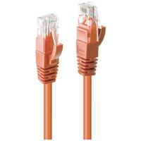 LINDY 48115 RJ45 Netwerkkabel, patchkabel CAT 6 U/UTP 30.00 m Oranje Onafgeschermd 1 stuk(s) - thumbnail