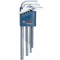 Bosch Blauw 1600A01TH5 | hoeksleutelset | 9 Delig | Hex - 1600A01TH5 - thumbnail