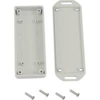 Hammond Electronics 1551UUFLGY Universele behuizing 100 x 40 x 15 ABS Grijs 1 stuk(s) - thumbnail