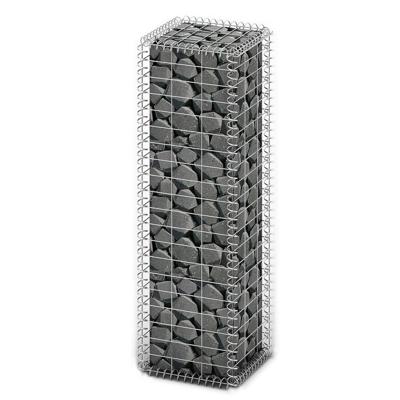 VidaXL Schanskorf met deksels 100x30x30 cm gegalvaniseerd draad - thumbnail