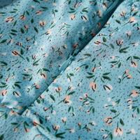 Kinderjurk met lange mouwen 140 blauw - thumbnail