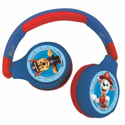 PAT 'PATROUILLE Comfortabele opvouwbare 2-in-1 bluetooth en bedrade hoofdtelefoon voor kinderen met geluidsbeperking - LEXIBOOK PAT 'PATROUILLE Comfortabele opvouwbare 2-in-1 bluetooth en bedrade hoofdtelefoon voor kinderen met geluidsbeperking - LEXIBOOK