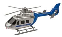 Happy People politiehelikopter met licht en geluid 30 cm blauw - thumbnail