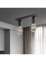 Light depot - opbouwspot Nitro 2 lichts - zwart - Outlet - thumbnail