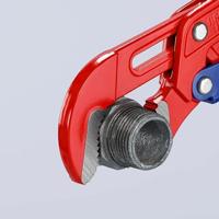 Knipex Pijptang S-vormig met snelle instelling rood poedergecoat 330 mm - 8360010 - thumbnail