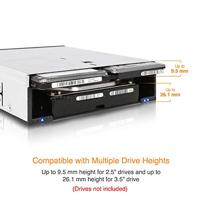 Icy Dock MB095SP-B computerbehuizing onderdelen Universeel HDD-behuizing - thumbnail