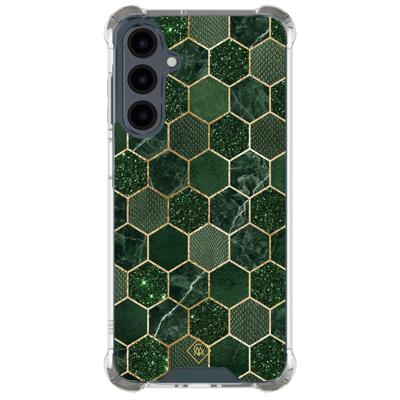 Samsung Galaxy A17 shockproof hoesje - Kubus groen Samsung Galaxy A17 shockproof hoesje - Kubus groen
