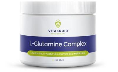 Vitakruid L-Glutamine Complex Glucosamine & L-Methionine 230 Gram Vitakruid L-Glutamine Complex Glucosamine & L-Methionine 230 Gram