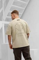 Cou7ure Essentials Classic Logo T-Shirt Heren Beige - Maat S - Kleur: Beige | Soccerfanshop - thumbnail