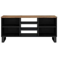 Tv-meubel 100x33x46 cm massief mangohout en bewerkt hout - thumbnail