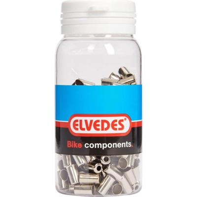 Kabelhoedje Elvedes ø5,0mm messing - zilver (200 stuks) Kabelhoedje Elvedes ø5,0mm messing - zilver (200 stuks)