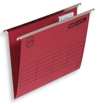 Hangmap Elba Verticfile Ultimate A4 V bodem rood | 25 stuks