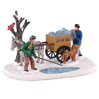 Lemax ice rakers kerstdorp tafereel Caddington Village 2020 - thumbnail
