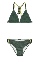 Protest zomer triangel bikini meisjes - groen - Fimke - thumbnail