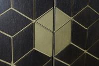 Kast DKD Home Decor 100 x 40 x 175 cm Zwart Metaal Acacia - thumbnail