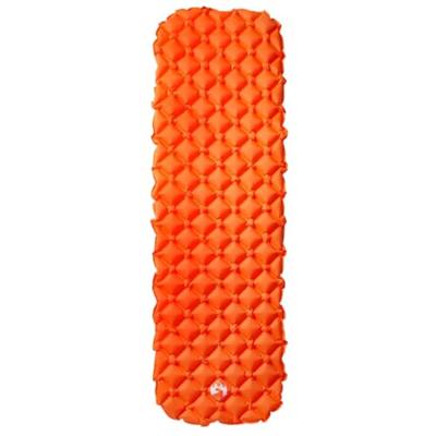 Kampeermatras opblaasbaar 190x58x6 cm oranje