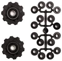 Shimano Derailleurwieltjes 10 tanden 8s zwart 2 stuks - thumbnail
