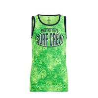 WE Fashion singlet met all over print groen - thumbnail