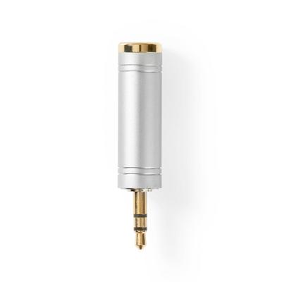 Nedis CAGC22935ME Stereo-adapter 3,5 Mm Male Naar 6,35 Female Metaal Nedis CAGC22935ME Stereo-adapter 3,5 Mm Male Naar 6,35 Female Metaal