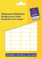 Avery Zweckform 3319 mini etiketten ft 29 x 18 mm (b x h), 960 etiketten, wit - thumbnail