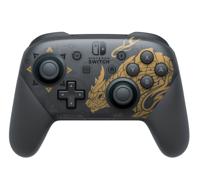 Nintendo Pro Controller Monster Hunter Rise Edition Zwart, Goud Bluetooth Gamepad Analoog/digitaal Nintendo Switch - thumbnail