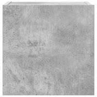 7-delige Tv-meubelset bewerkt hout betongrijs - thumbnail