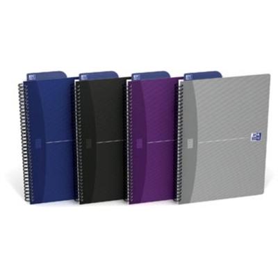 Oxford Office Essentials spiraalschrift, 180 bladzijden, ft 17,6 × 25 cm (B5), 90 vel, gelijnd, geassorte Oxford Office Essentials spiraalschrift, 180 bladzijden, ft 17,6 × 25 cm (B5), 90 vel, gelijnd, geassorte